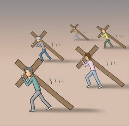 沉重的十字架
